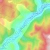 Gaysville topographic map, elevation, terrain