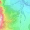 Canard topographic map, elevation, terrain