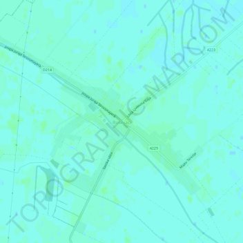 Bošnjaci topographic map, elevation, terrain