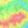 Menguen topographic map, elevation, terrain