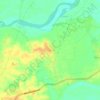 Turod topographic map, elevation, terrain