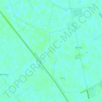 Haven Bank topographic map, elevation, terrain