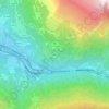 La Buffaz topographic map, elevation, terrain