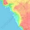 Santa Maria al Bagno topographic map, elevation, terrain