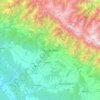 Dharamshala topographic map, elevation, terrain