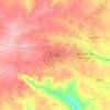El Tigre topographic map, elevation, terrain