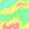 Tizi n Brahem topographic map, elevation, terrain