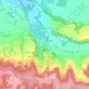 Eyzin topographic map, elevation, terrain