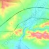 Osma topographic map, elevation, terrain