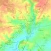 La Jaunay topographic map, elevation, terrain