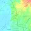 Krajan topographic map, elevation, terrain