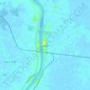Metoubes topographic map, elevation, terrain
