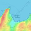 Le Sillon topographic map, elevation, terrain