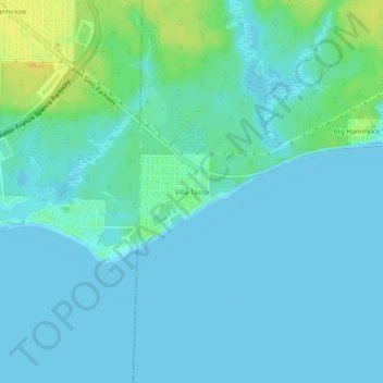 Villa Tasso topographic map, elevation, terrain