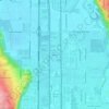 Meredith topographic map, elevation, terrain