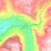 San Gil topographic map, elevation, terrain