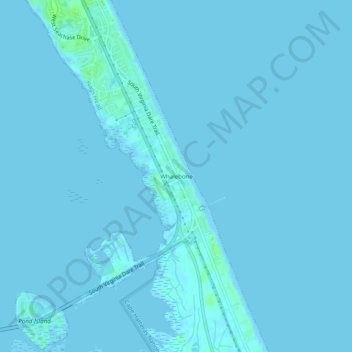 Whalebone topographic map, elevation, terrain
