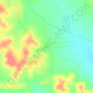 Zamka topographic map, elevation, terrain