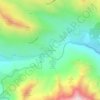 Col du Lautaret topographic map, elevation, terrain