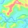 Casablanca topographic map, elevation, terrain