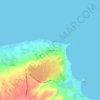 Anissaras topographic map, elevation, terrain