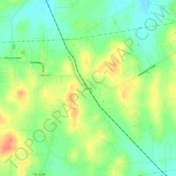 Egan topographic map, elevation, terrain