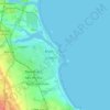 Blyth topographic map, elevation, terrain