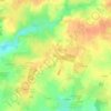 Le Vivier topographic map, elevation, terrain
