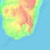 Anosy topographic map, elevation, terrain