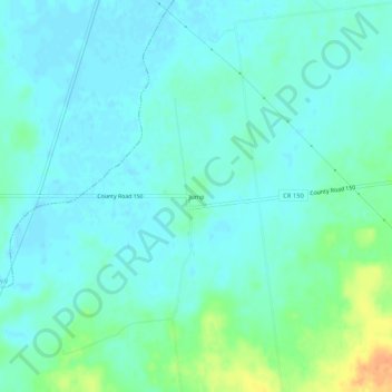 Jump topographic map, elevation, terrain