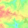 Oakwood topographic map, elevation, terrain