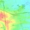 Threekingham topographic map, elevation, terrain