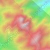 莽山 topographic map, elevation, terrain