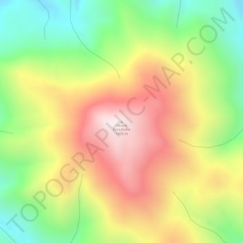 Mount Woodroffe topographic map, elevation, terrain