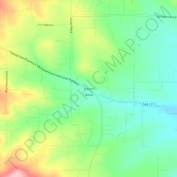 Yrisarri topographic map, elevation, terrain
