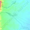 Caño Amarillo topographic map, elevation, terrain