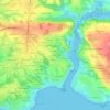 Penn al Liorz topographic map, elevation, terrain