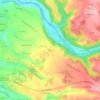 Conte topographic map, elevation, terrain