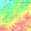 Bang topographic map, elevation, terrain