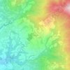 Pulicciano topographic map, elevation, terrain