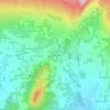 Les Mézards topographic map, elevation, terrain