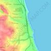 Ryhope topographic map, elevation, terrain