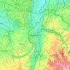 Maastricht topographic map, elevation, terrain