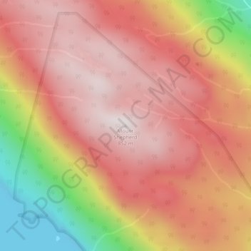 Mount Shepherd topographic map, elevation, terrain