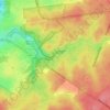 Keizersbron topographic map, elevation, terrain