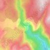 Source captée des Sourcets topographic map, elevation, terrain