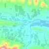 Krakeelrivier topographic map, elevation, terrain