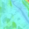 Mollard-Viret topographic map, elevation, terrain