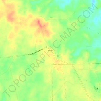 Mora topographic map, elevation, terrain