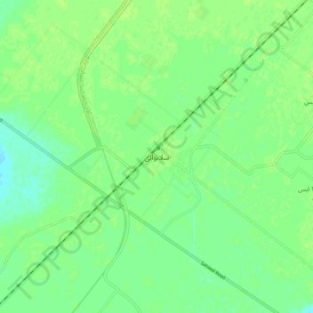 Sillanwali topographic map, elevation, terrain